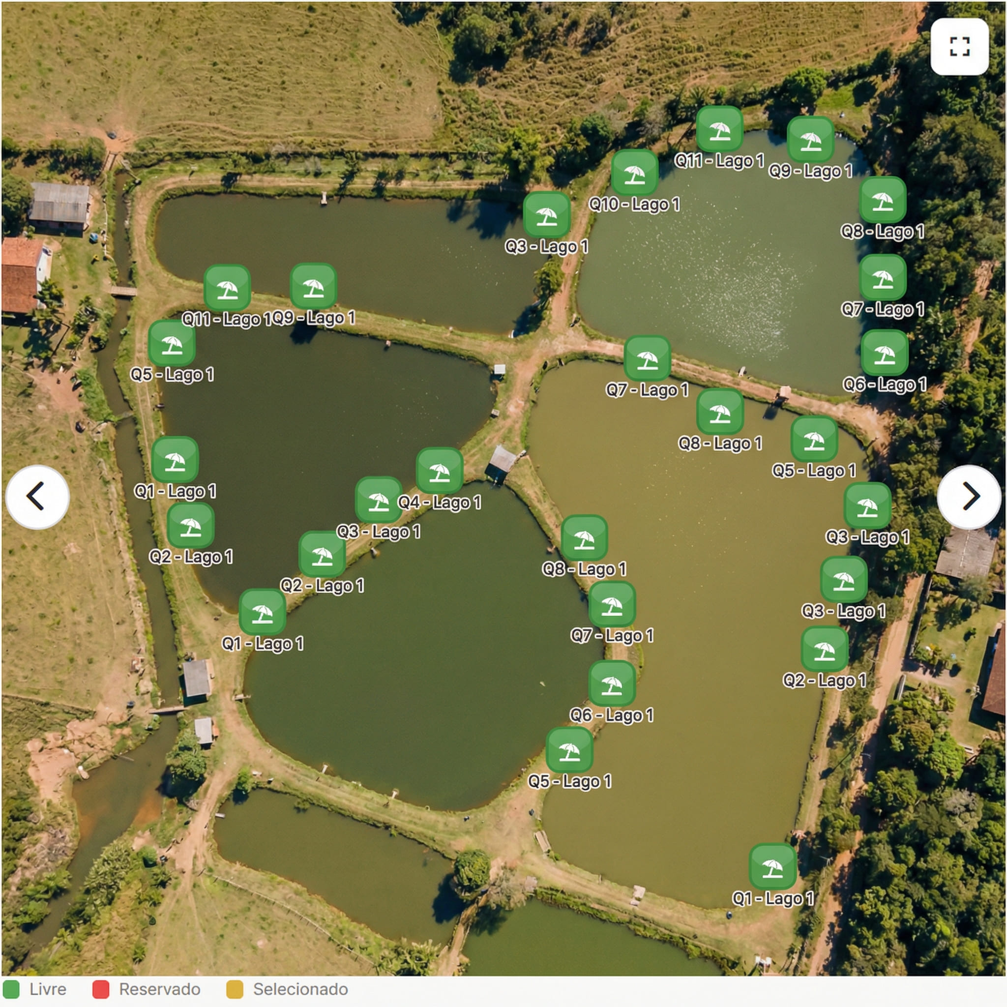 Reserva de Quiosques
